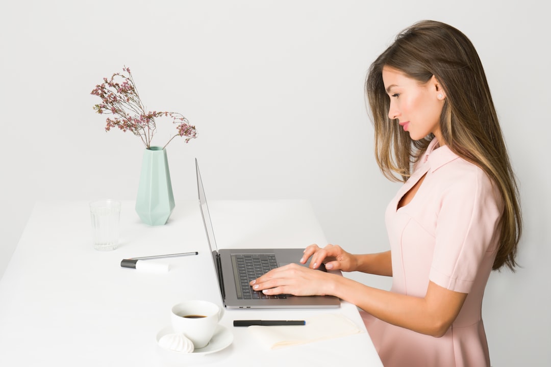 office laptop work