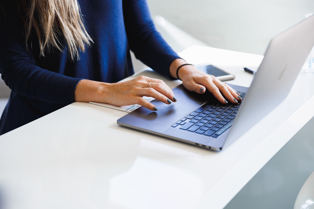 office laptop work