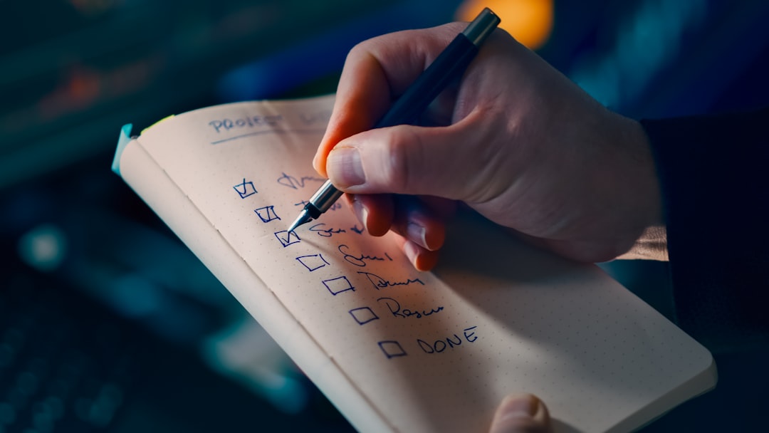 business software checklist planning