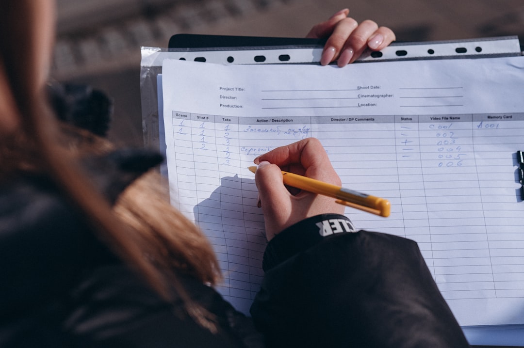 data entry form checklist