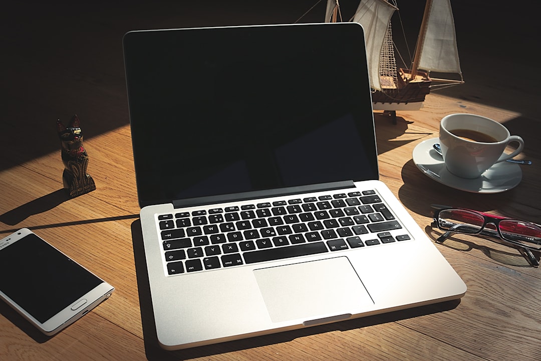 office laptop work