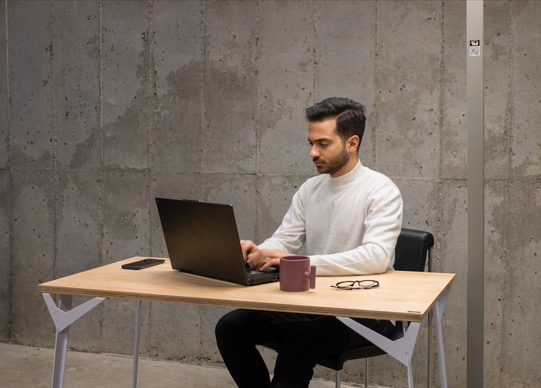 office laptop work