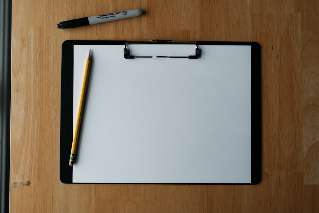 document review checklist clipboard