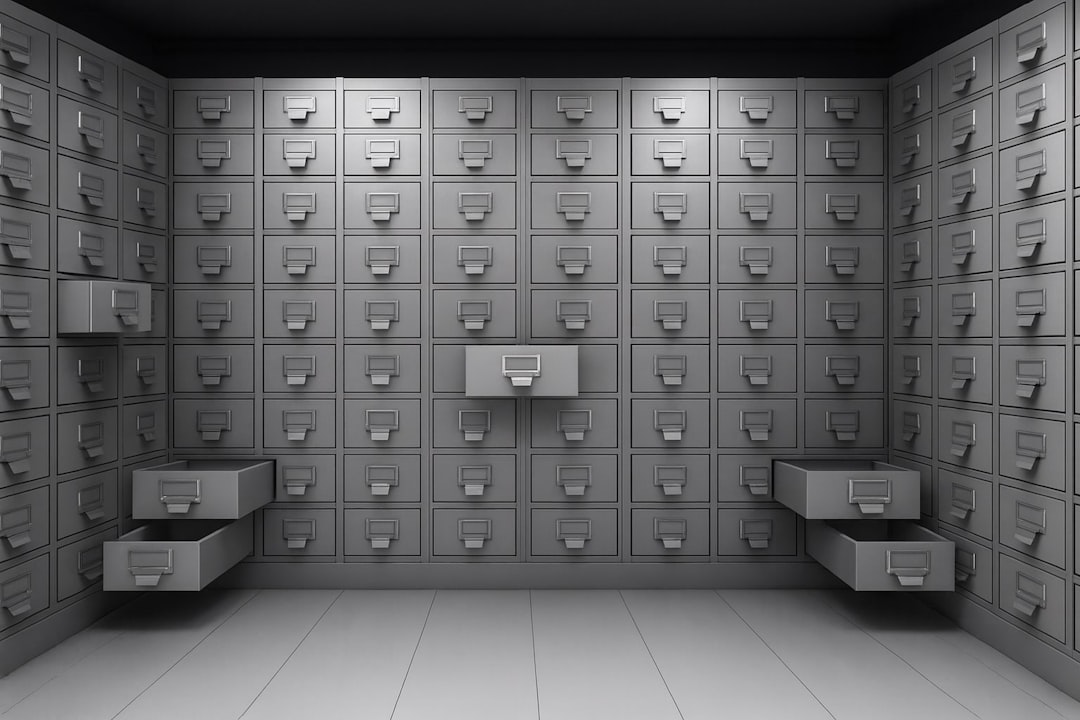 locked file cabinet