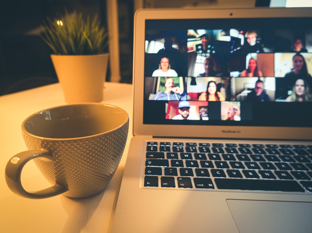 laptop video conference